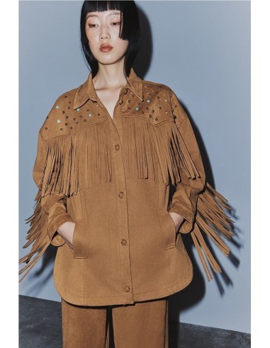 SOBRECAMISA ANTE FLECOS      BSB JEANS