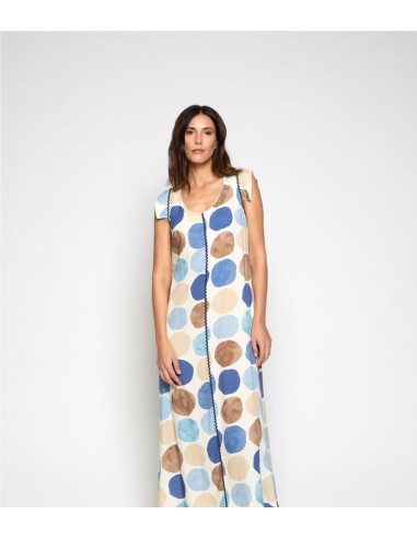 VESTIDO ERIS LUNAR AZUL   POUPPE CHIC