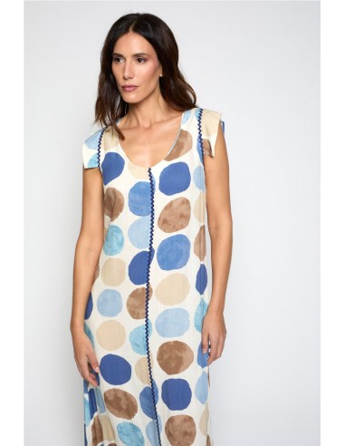 VESTIDO ERIS LUNAR AZUL   POUPPE CHIC