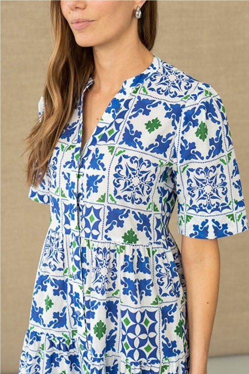 VESTIDO ESTAMPADO VOLANTES... 2