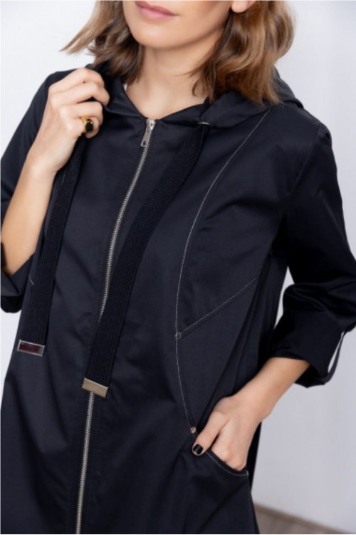 TRENCH ELISA NEGRA   BMB&CO 2