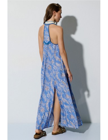 VESTIDO LARGO ESTAMPADO    BSB JEANS