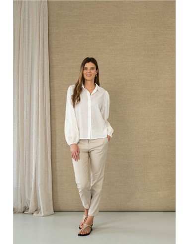 CAMISA BORDADOS FLORALES    HONGO