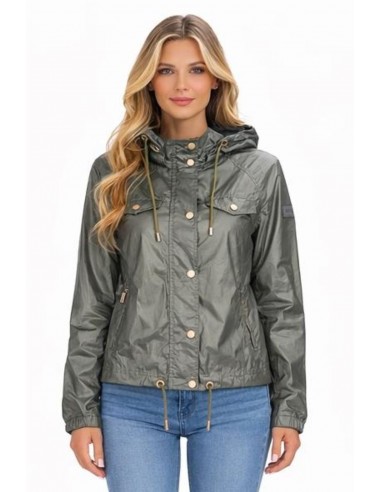 CHAQUETA CORTAVIENTOS METALIZADA...