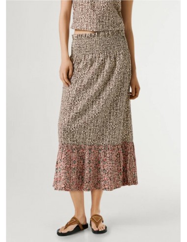 FALDA MIDI ESTAMPADA  PEPE JEANS