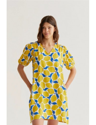 VESTIDO CORTO ESTAMPADO LIMONCELLO...