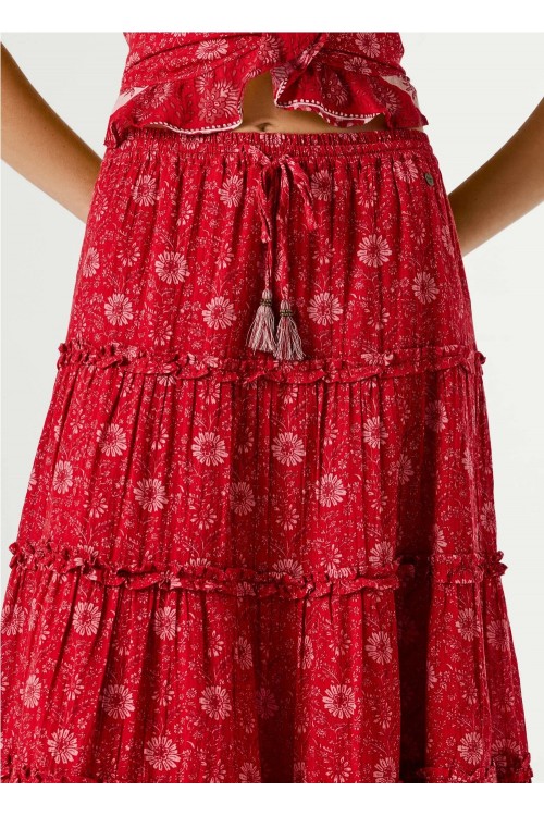 FALDA LARGA ESTAMPADO...