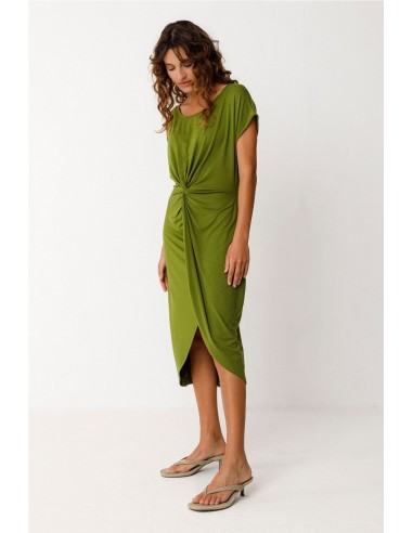 VESTIDO AMADE - GOTS   SKFK VERDE MUSGO