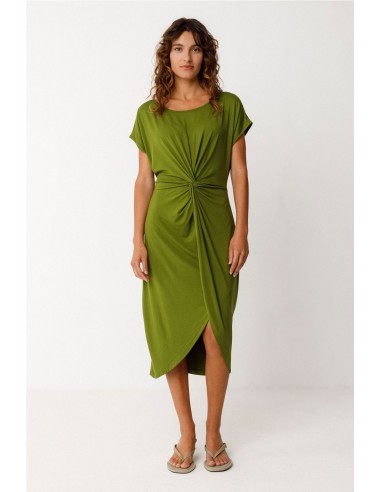 VESTIDO AMADE - GOTS   SKFK VERDE MUSGO