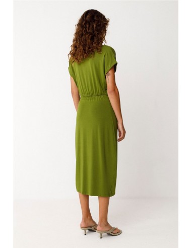 VESTIDO AMADE - GOTS   SKFK VERDE MUSGO