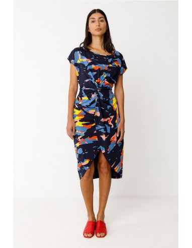 VESTIDO AMADE - GOTS   SKFK AZUL MARINO