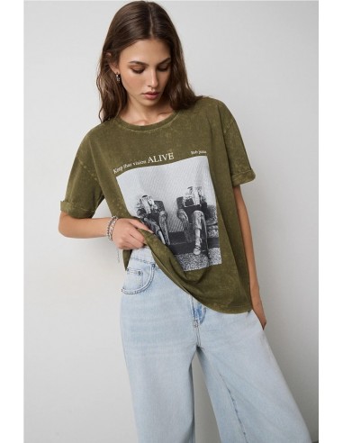 CAMISETA ESTAMPADA PEDRERÍA   BSB JEANS