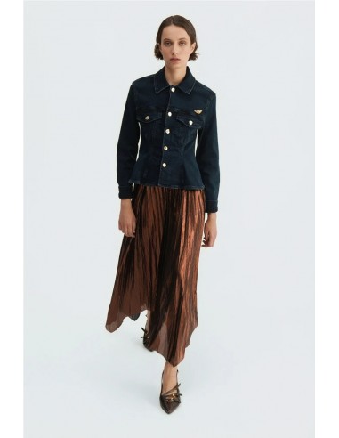 FALDA PLISADA METALIZADA  BSB JEANS