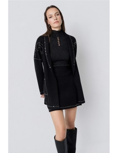 MINIFALDA PUNTO PEDRERÍA  BSB JEANS