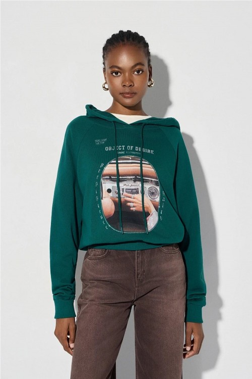 SUDADERA PEDRERÍA  BSB JEANS