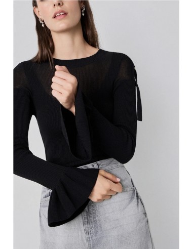 SUÉTER MANGAS VOLANTE  BSB JEANS