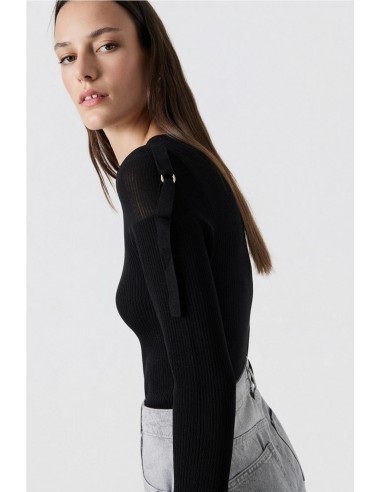 SUÉTER MANGAS VOLANTE  BSB JEANS