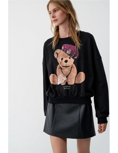 SUDADERA OSITO PELUCHE   BSB JEANS
