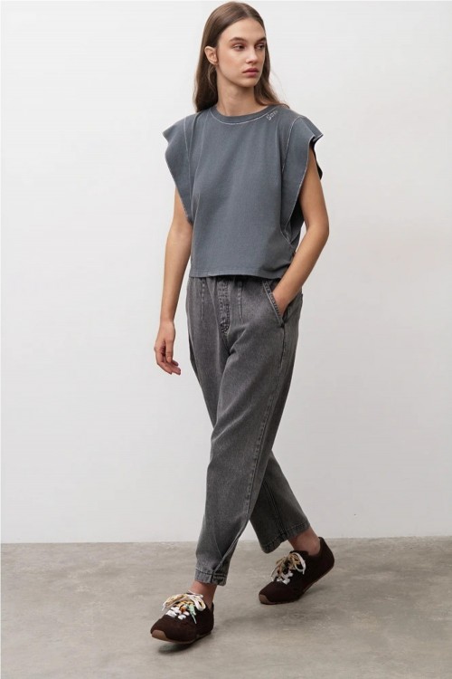 TOP MANGA VOLANTE   BSB JEANS
