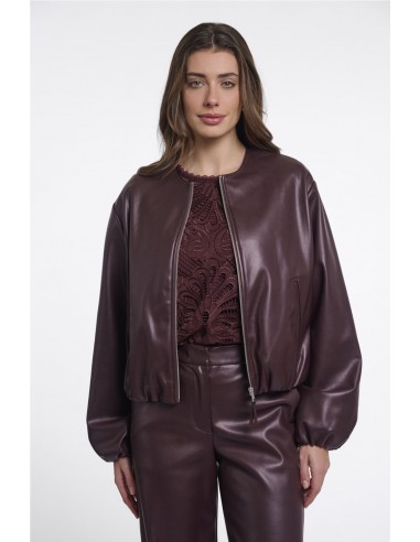 CHAQUETA DE PIEL SINTÉTICA LOMEE...