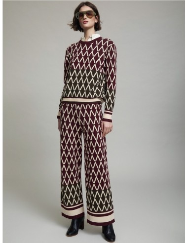 PANTALÓN JACQUARD GEOMÉTRICO  SKATIE...