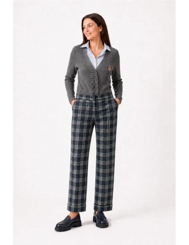 PANTALÓN CUADRO MEDUSA  POUPPE CHIC...