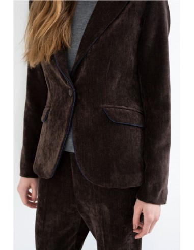 BLAZER EFECTO TERCIOPELO  HONGO
