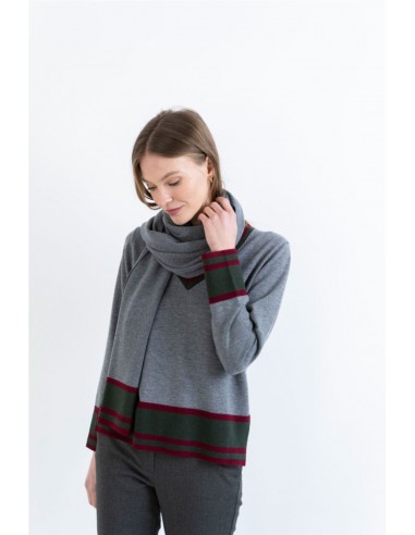 JERSEY PICO CONTRASTE  HONGO GRIS