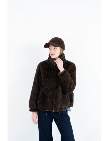 CHAQUETA EFECTO PELO    HONGO