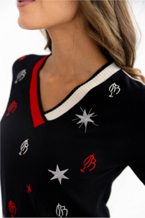JERSEY NEGRO BORDADOS   BMB&CO 2